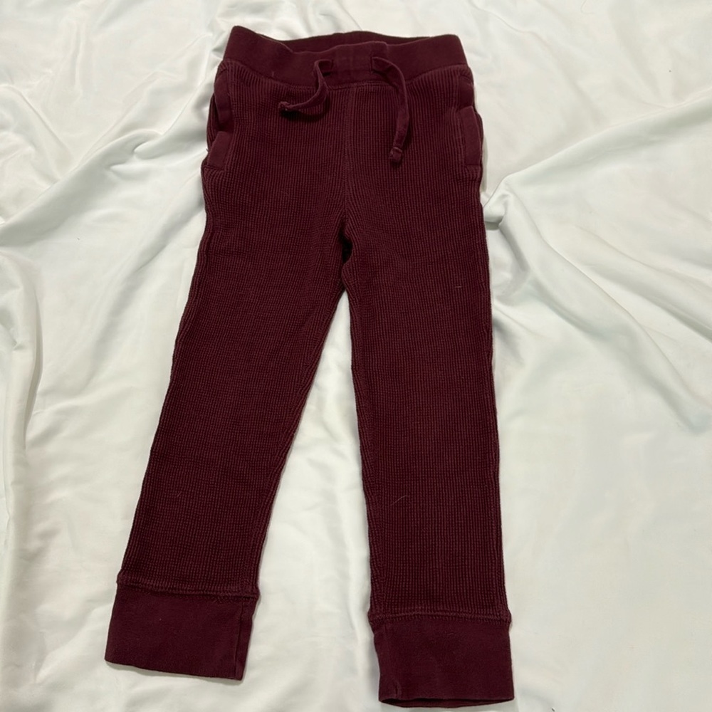 Girls toddler waffle pants